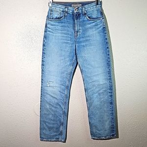 J.Crew x Point Sur High Rise Straight Fit Jeans Made in USA